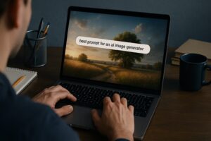 best prompt for an ai image generator, image