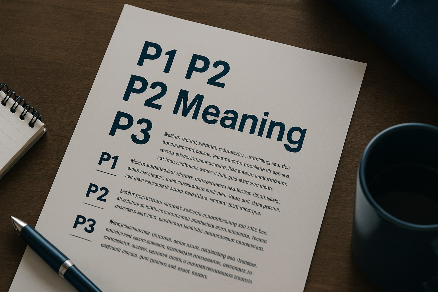 P2 Guide Understanding p1 p2 p3 meaning and how priority levels guide faster and ...