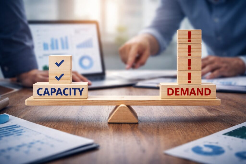 Capacity vs demand: how to balance supply and workload for sustainable performance