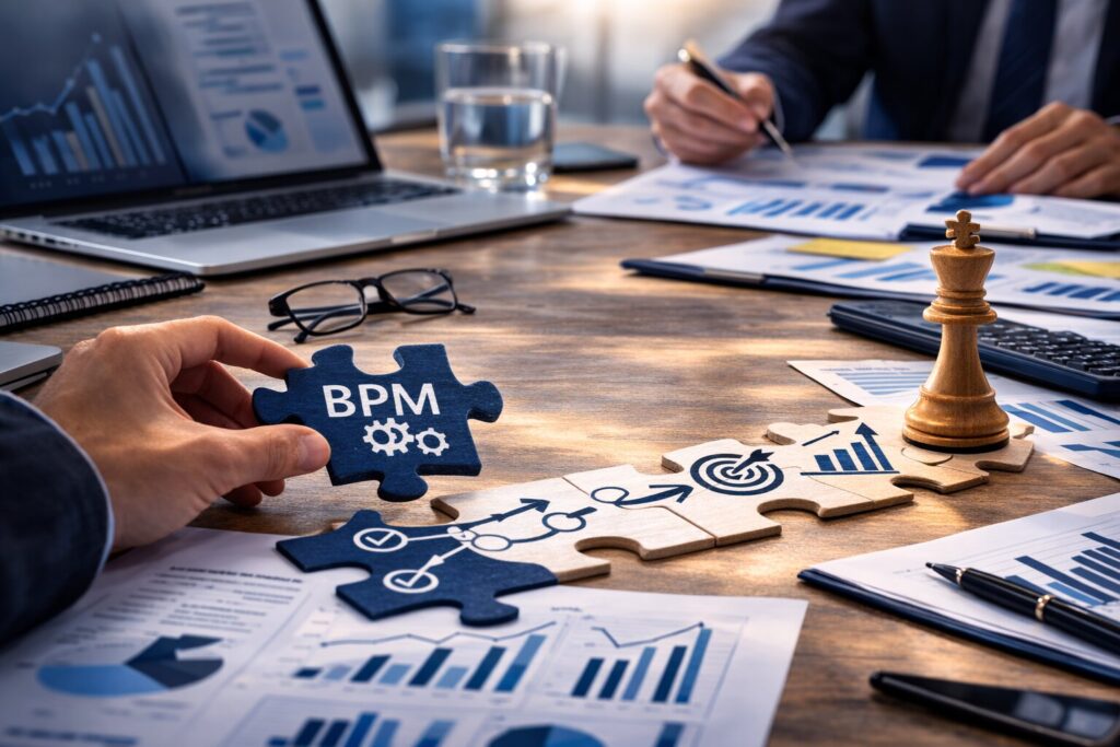 how bpm connects to business strategy, bpm