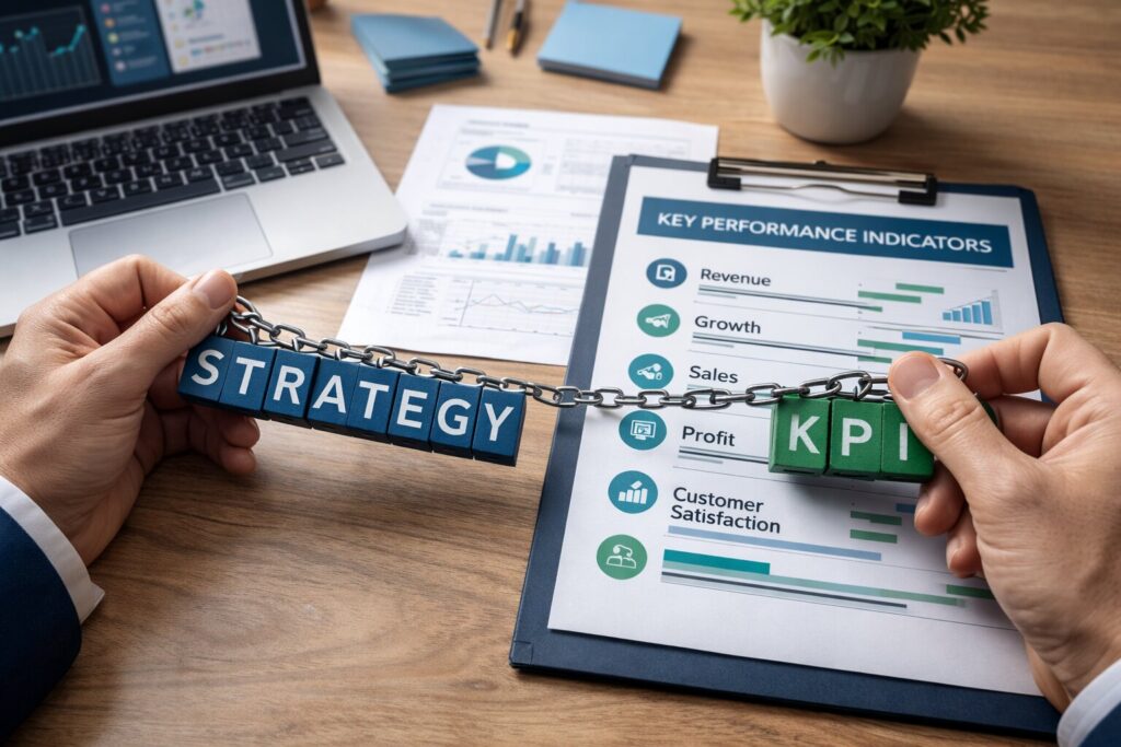 How strategy is tied to KPIs: Turning long-term vision into measurable performance