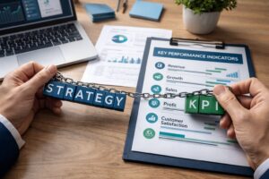 how is strategy tied to kpi’s?, kpi